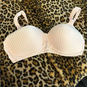 Playtex Pink Striped Bra 4707 wireless